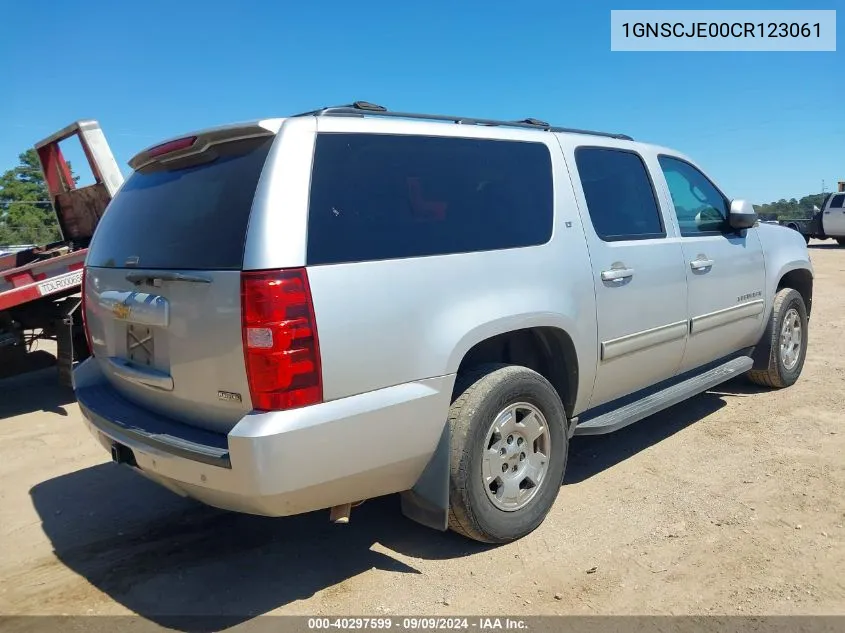 2012 Chevrolet Suburban 1500 Lt VIN: 1GNSCJE00CR123061 Lot: 40297599