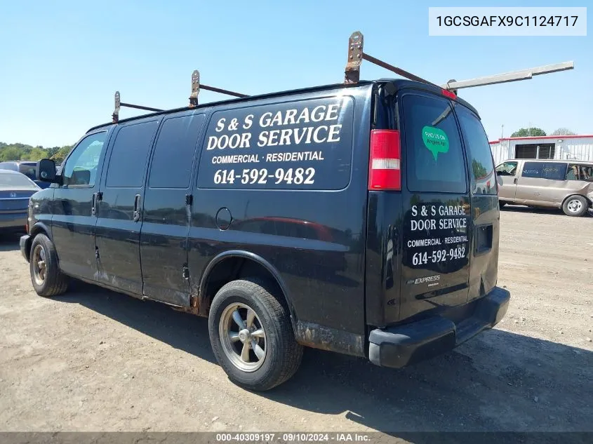 1GCSGAFX9C1124717 2012 Chevrolet Express 1500 Work Van