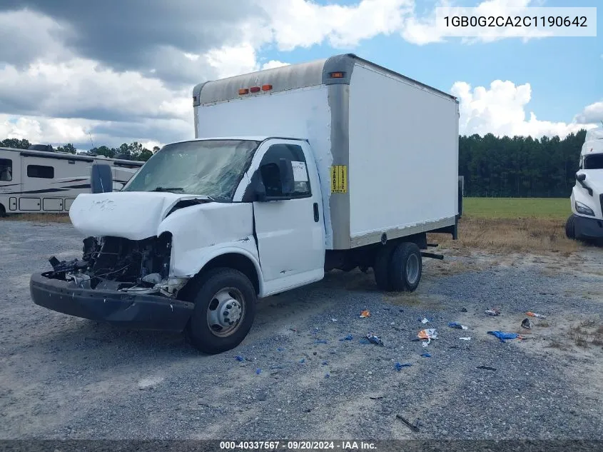 2012 Chevrolet Express Cutaway Work Van VIN: 1GB0G2CA2C1190642 Lot: 40337567