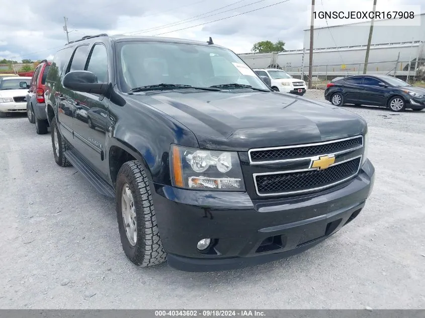 1GNSCJE0XCR167908 2012 Chevrolet Suburban 1500 Lt