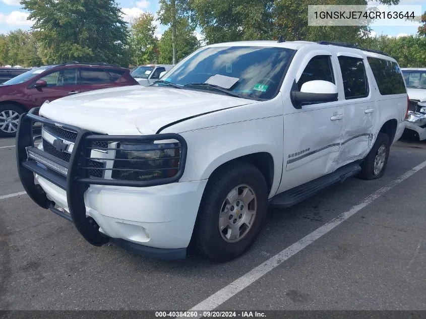 1GNSKJE74CR163644 2012 Chevrolet Suburban 1500 Lt