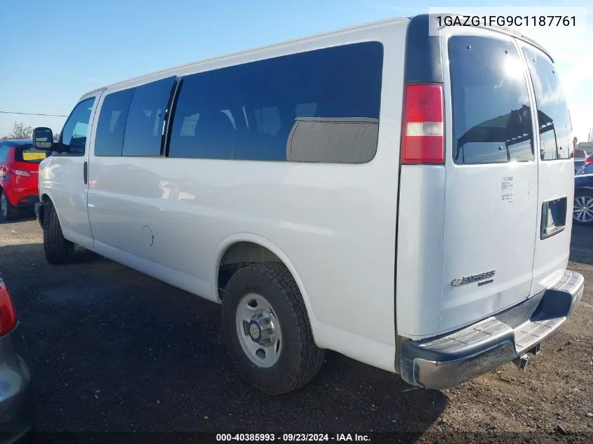 2012 Chevrolet Express 3500 Lt VIN: 1GAZG1FG9C1187761 Lot: 40385993