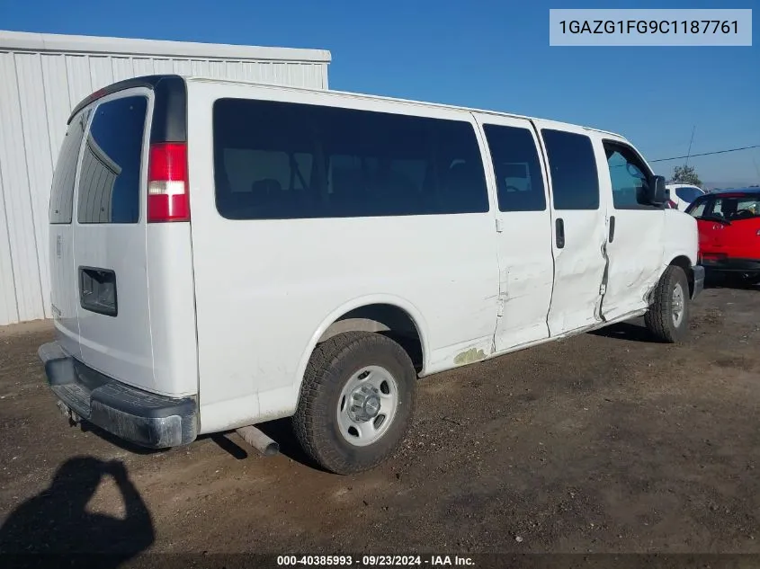 2012 Chevrolet Express 3500 Lt VIN: 1GAZG1FG9C1187761 Lot: 40385993