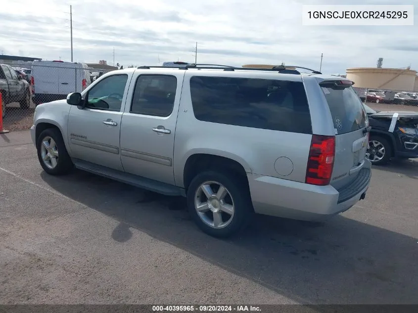 2012 Chevrolet Suburban 1500 Lt VIN: 1GNSCJE0XCR245295 Lot: 40395965