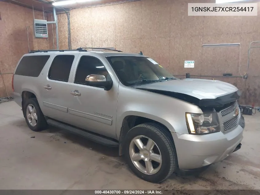 2012 Chevrolet Suburban 1500 Lt VIN: 1GNSKJE7XCR254417 Lot: 40430700