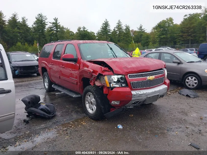 1GNSKJE74CR263338 2012 Chevrolet Suburban 1500 Lt