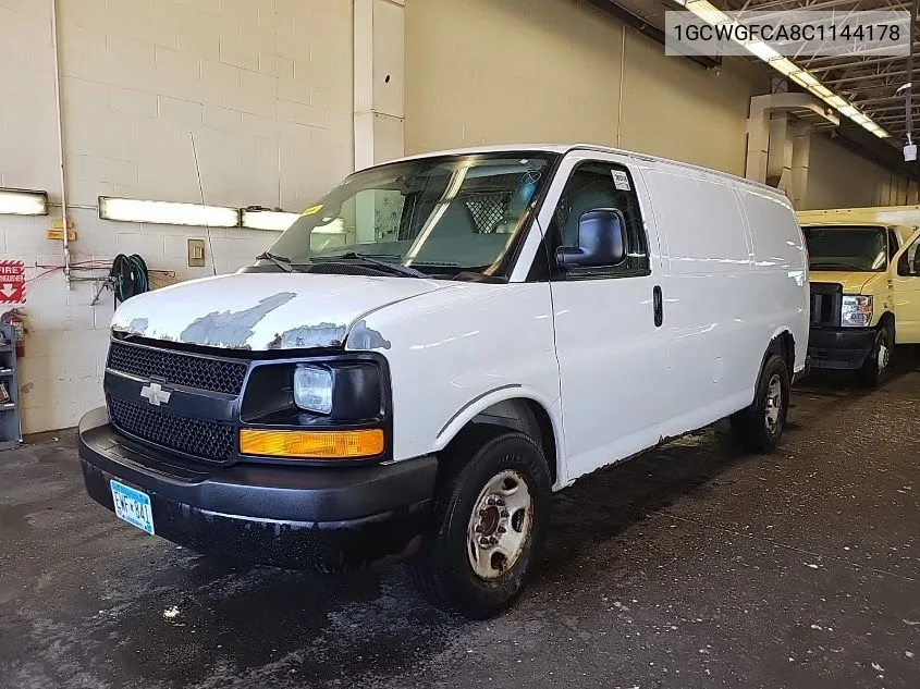 2012 Chevrolet Express G2500 VIN: 1GCWGFCA8C1144178 Lot: 40444813