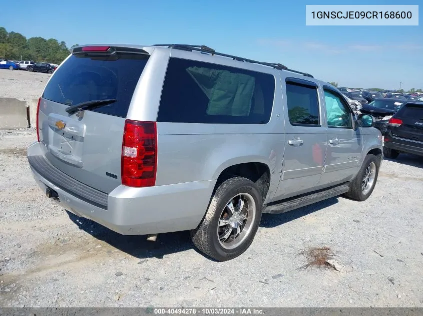 2012 Chevrolet Suburban 1500 Lt VIN: 1GNSCJE09CR168600 Lot: 40494278