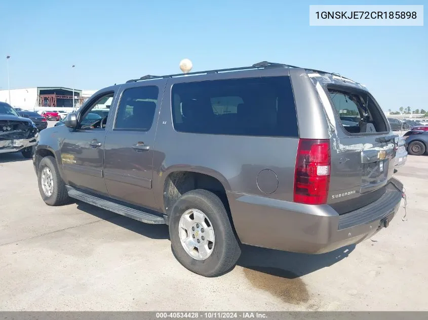 1GNSKJE72CR185898 2012 Chevrolet Suburban 1500 Lt