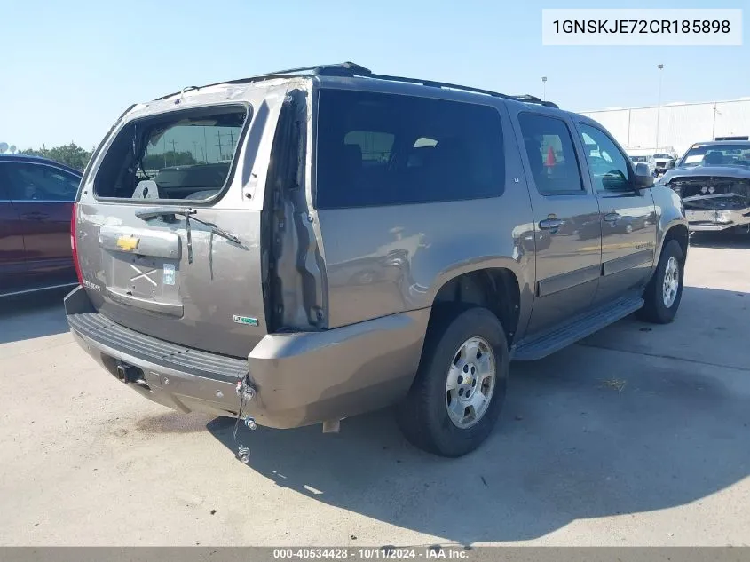 1GNSKJE72CR185898 2012 Chevrolet Suburban 1500 Lt