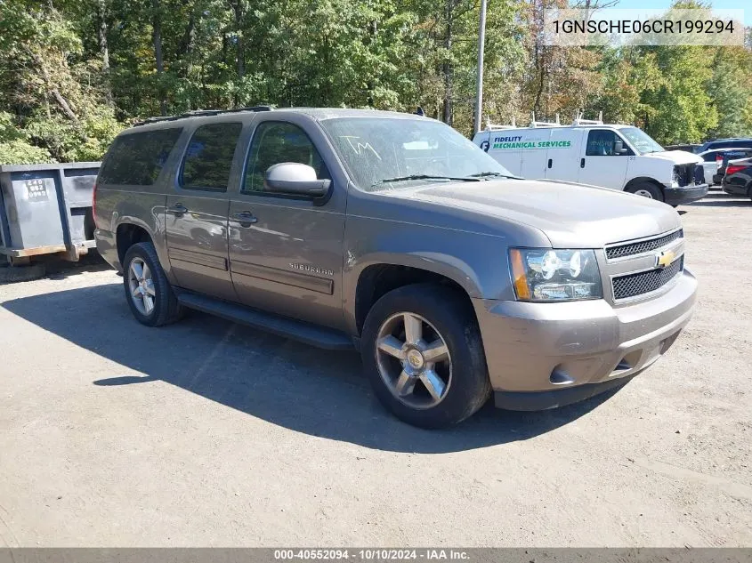 2012 Chevrolet Suburban 1500 Ls VIN: 1GNSCHE06CR199294 Lot: 40552094