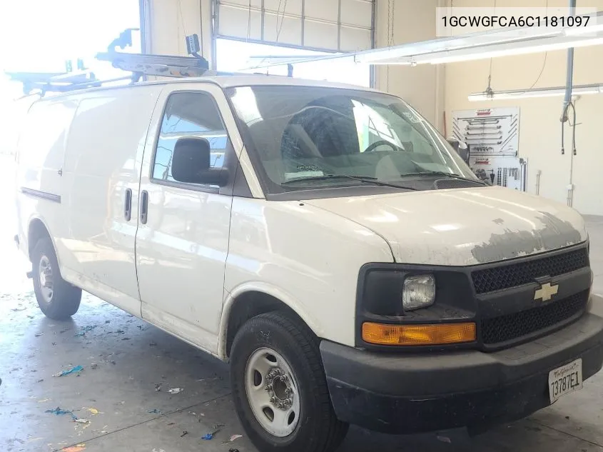 1GCWGFCA6C1181097 2012 Chevrolet Express G2500