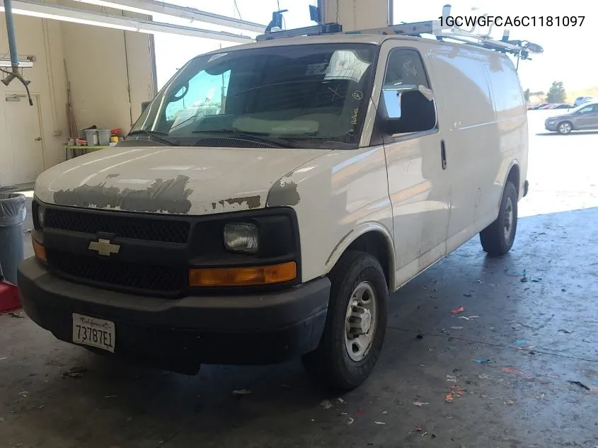 1GCWGFCA6C1181097 2012 Chevrolet Express G2500