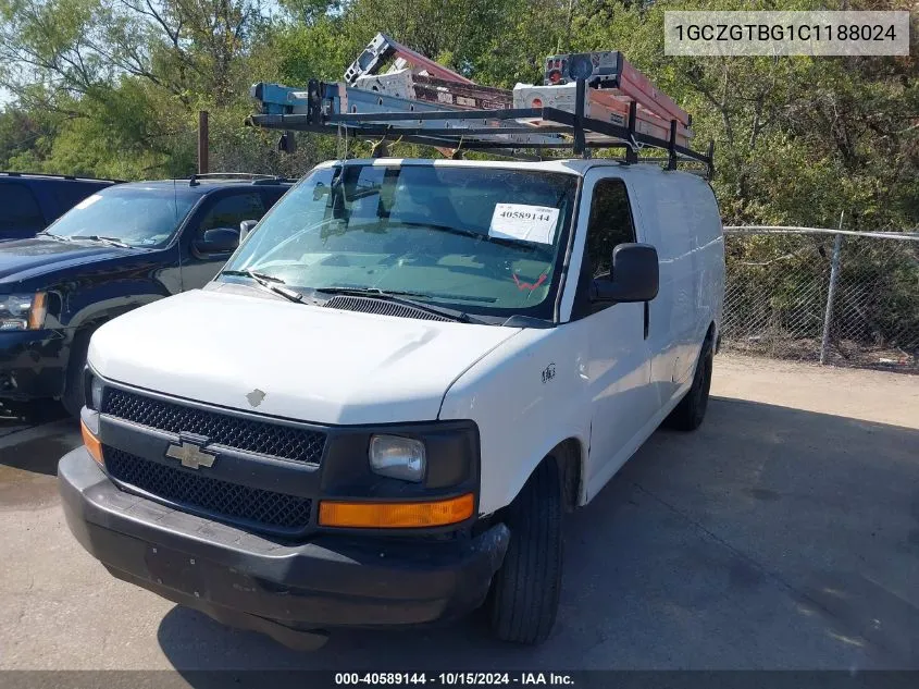 1GCZGTBG1C1188024 2012 Chevrolet Express 3500 Work Van