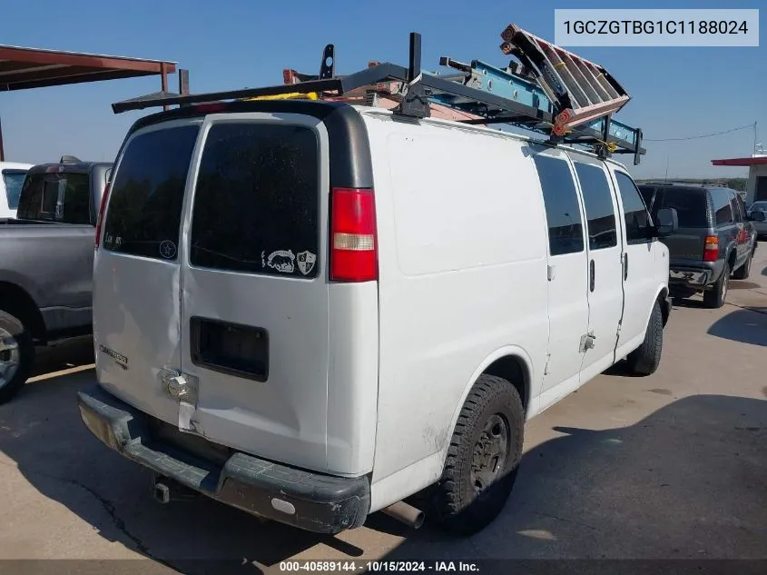 1GCZGTBG1C1188024 2012 Chevrolet Express 3500 Work Van