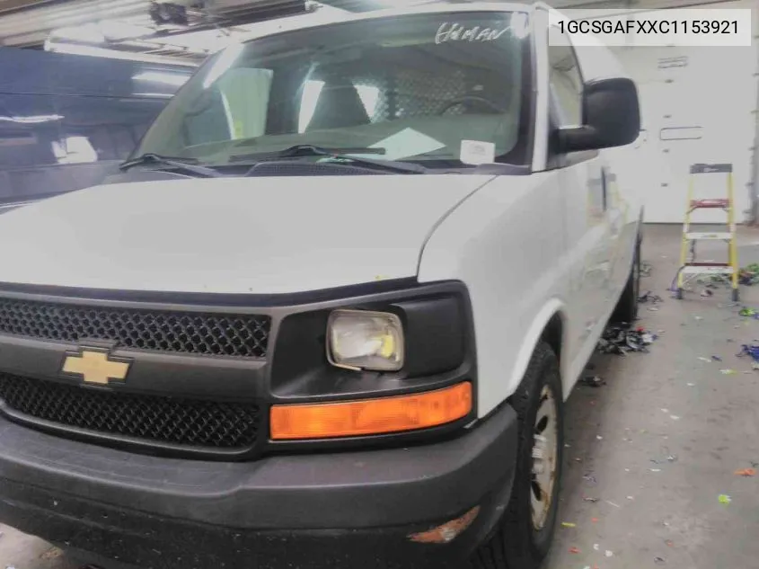 2012 Chevrolet Express 1500 Work Van VIN: 1GCSGAFXXC1153921 Lot: 40599658