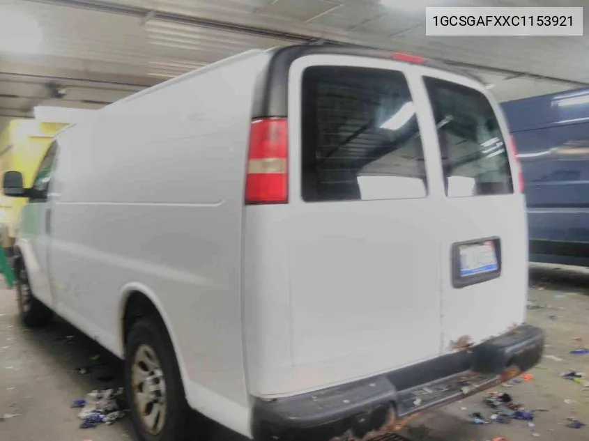 2012 Chevrolet Express 1500 Work Van VIN: 1GCSGAFXXC1153921 Lot: 40599658