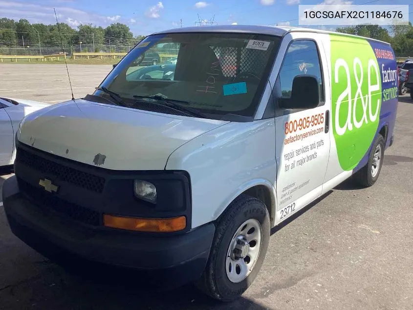 2012 Chevrolet Express 1500 Work Van VIN: 1GCSGAFX2C1184676 Lot: 40599683