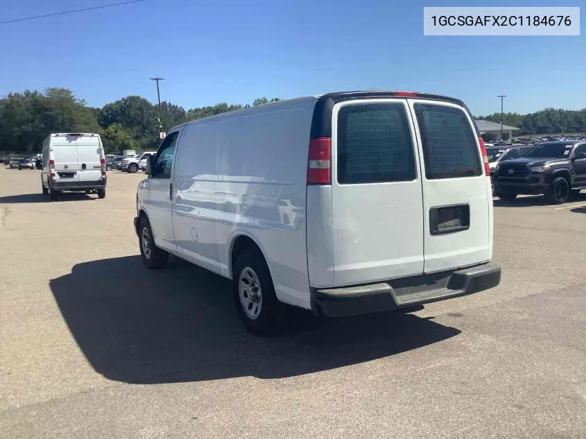 1GCSGAFX2C1184676 2012 Chevrolet Express 1500 Work Van