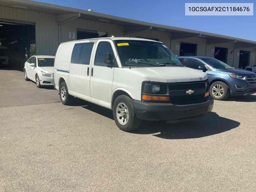 2012 Chevrolet Express 1500 Work Van VIN: 1GCSGAFX2C1184676 Lot: 40599683