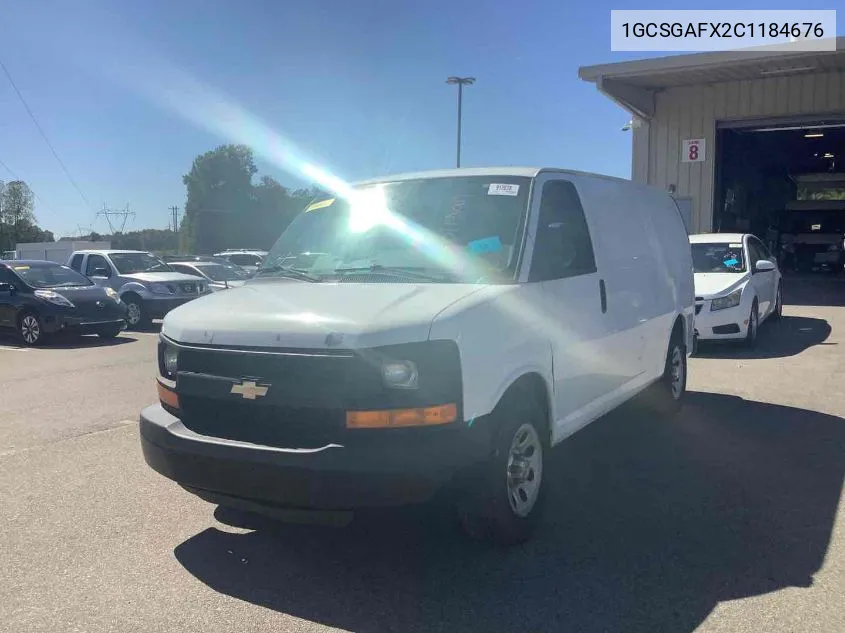 2012 Chevrolet Express 1500 Work Van VIN: 1GCSGAFX2C1184676 Lot: 40599683