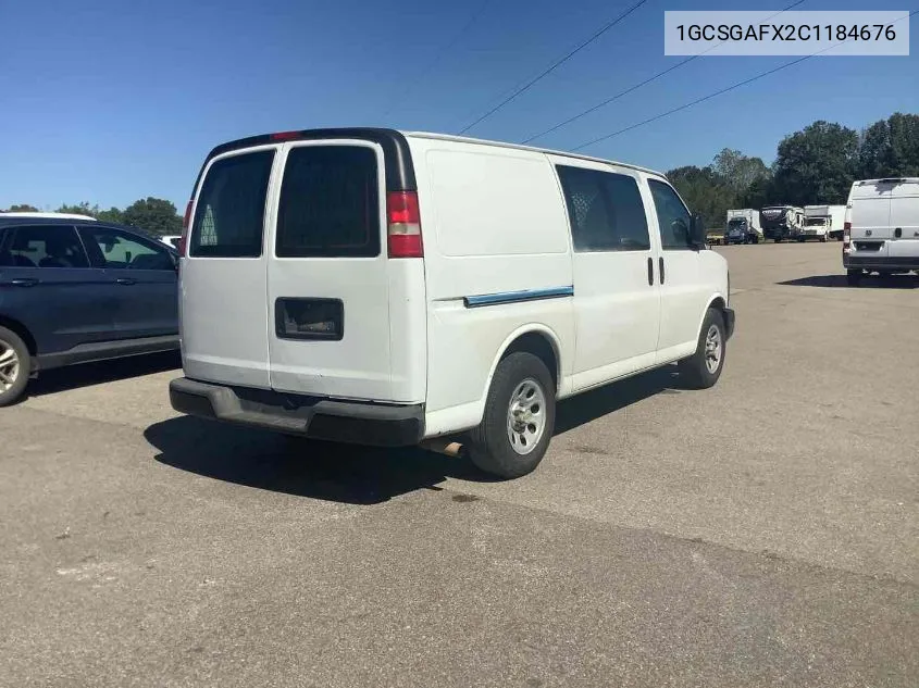 1GCSGAFX2C1184676 2012 Chevrolet Express 1500 Work Van