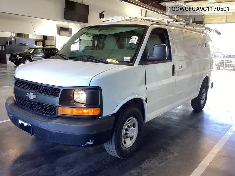 2012 Chevrolet Express G2500 VIN: 1GCWGFCA9C1170501 Lot: 40606709