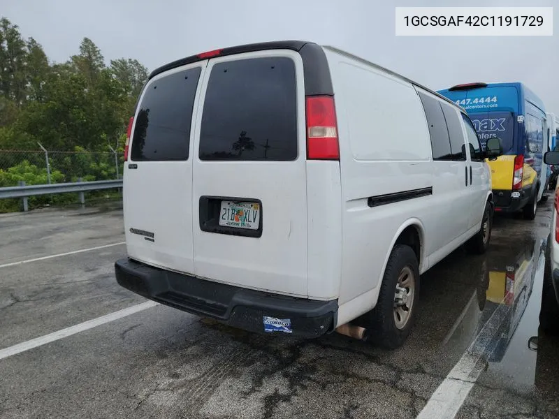 2012 Chevrolet Express G1500 VIN: 1GCSGAF42C1191729 Lot: 40609947