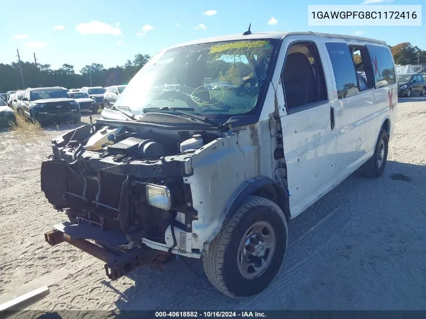 2012 Chevrolet Express 2500 Ls VIN: 1GAWGPFG8C1172416 Lot: 40618582