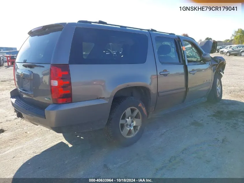 2012 Chevrolet Suburban 1500 Ls VIN: 1GNSKHE79CR179041 Lot: 40633964