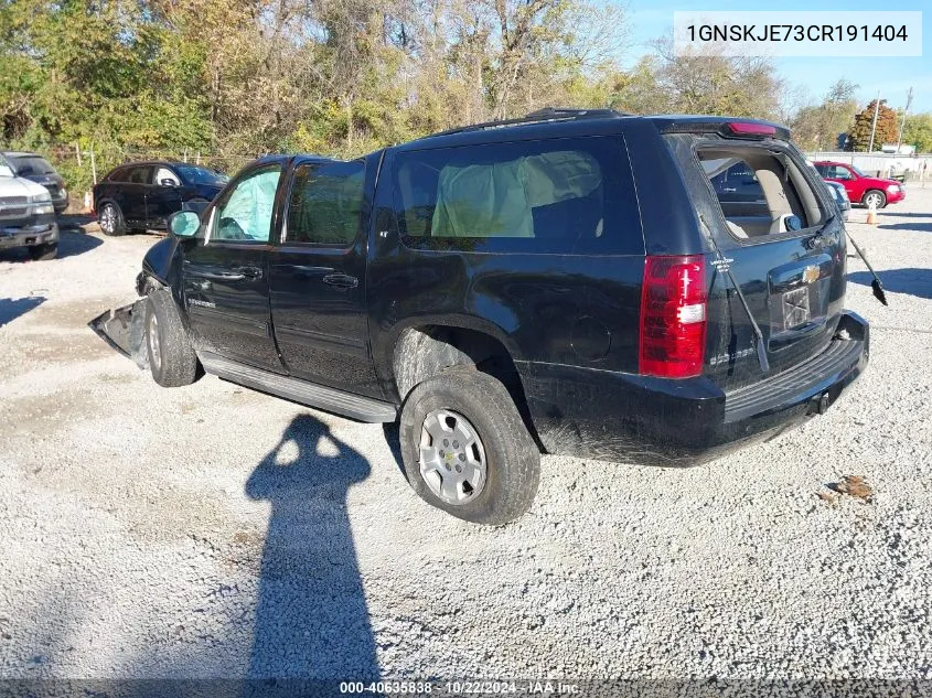 2012 Chevrolet Suburban 1500 Lt VIN: 1GNSKJE73CR191404 Lot: 40635838