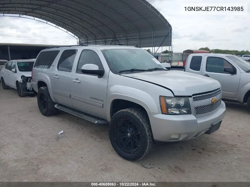 2012 Chevrolet Suburban 1500 Lt VIN: 1GNSKJE77CR143985 Lot: 40659063