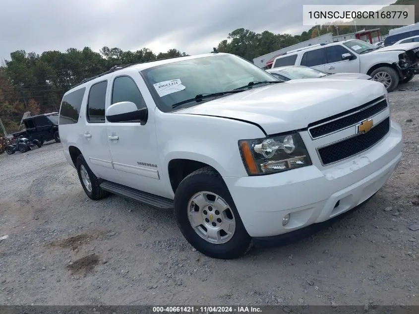 2012 Chevrolet Suburban 1500 Lt VIN: 1GNSCJE08CR168779 Lot: 40661421