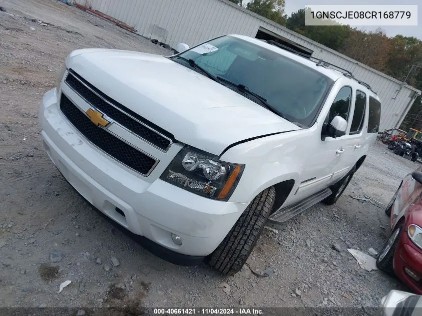 2012 Chevrolet Suburban 1500 Lt VIN: 1GNSCJE08CR168779 Lot: 40661421