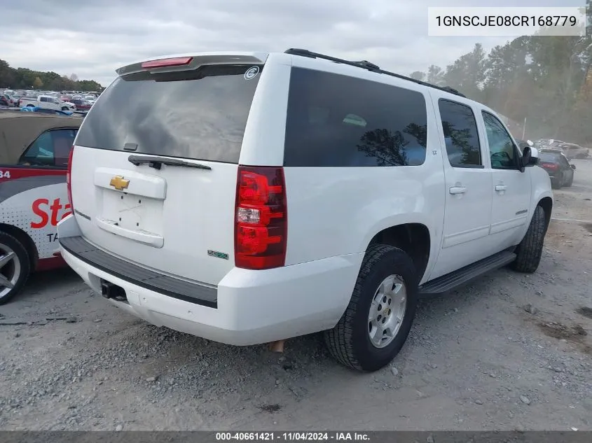 2012 Chevrolet Suburban 1500 Lt VIN: 1GNSCJE08CR168779 Lot: 40661421