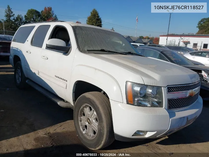 2012 Chevrolet Suburban 1500 Lt VIN: 1GNSKJE76CR118527 Lot: 40675033