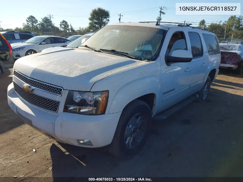 1GNSKJE76CR118527 2012 Chevrolet Suburban 1500 Lt