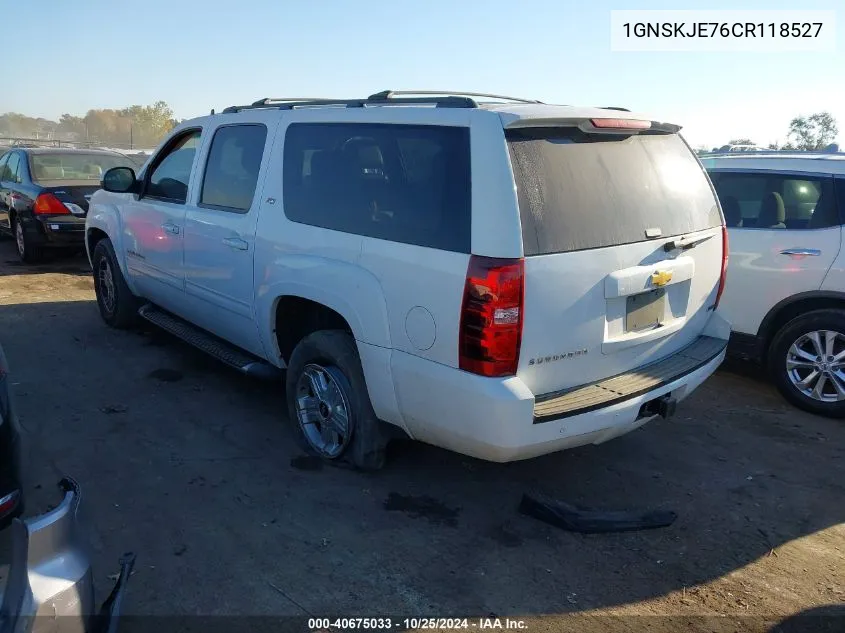 1GNSKJE76CR118527 2012 Chevrolet Suburban 1500 Lt