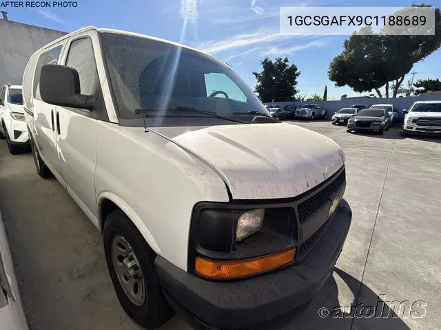 2012 Chevrolet Express G1500 VIN: 1GCSGAFX9C1188689 Lot: 40675799