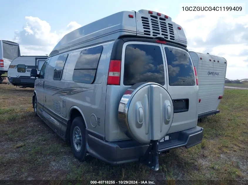 2012 Chevrolet Express 3500 Work Van VIN: 1GCZGUCG4C1199409 Lot: 40718255