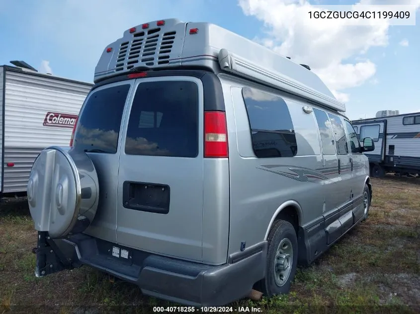 2012 Chevrolet Express 3500 Work Van VIN: 1GCZGUCG4C1199409 Lot: 40718255