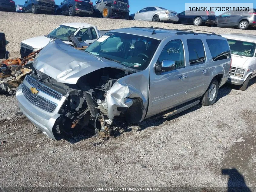 1GNSKJE73CR188230 2012 Chevrolet Suburban 1500 Lt