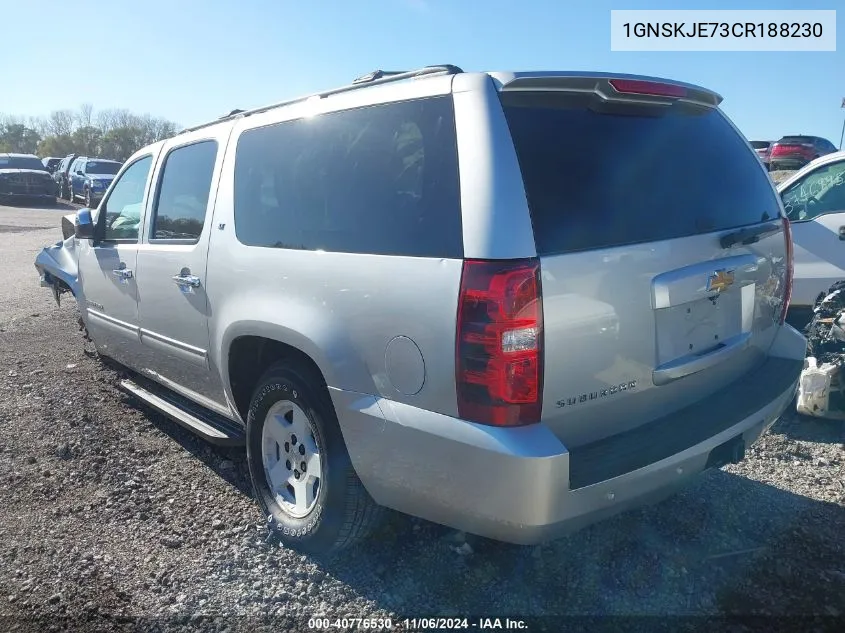 1GNSKJE73CR188230 2012 Chevrolet Suburban 1500 Lt