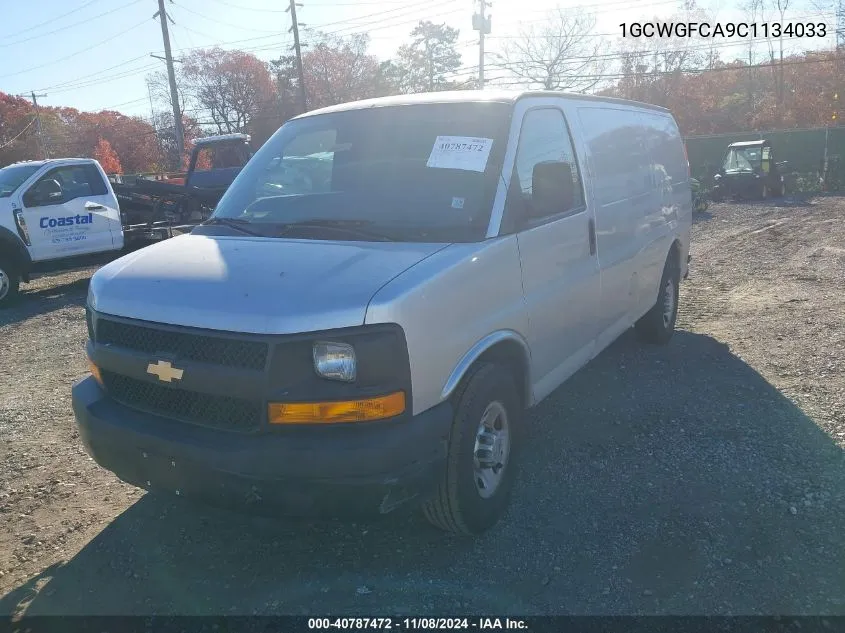 2012 Chevrolet Express 2500 Work Van VIN: 1GCWGFCA9C1134033 Lot: 40787472