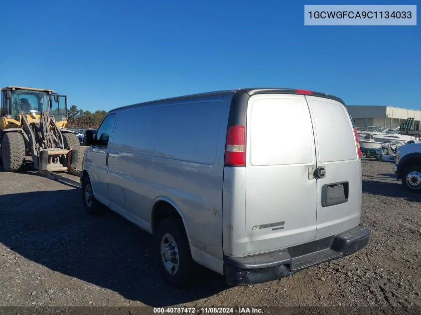 2012 Chevrolet Express 2500 Work Van VIN: 1GCWGFCA9C1134033 Lot: 40787472