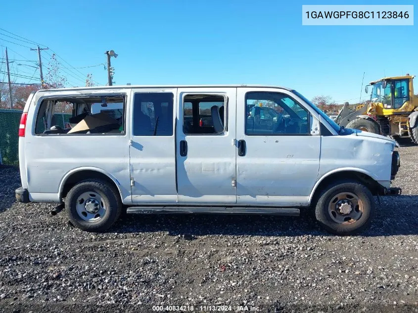 2012 Chevrolet Express 2500 Ls VIN: 1GAWGPFG8C1123846 Lot: 40834218