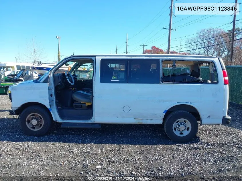 2012 Chevrolet Express 2500 Ls VIN: 1GAWGPFG8C1123846 Lot: 40834218