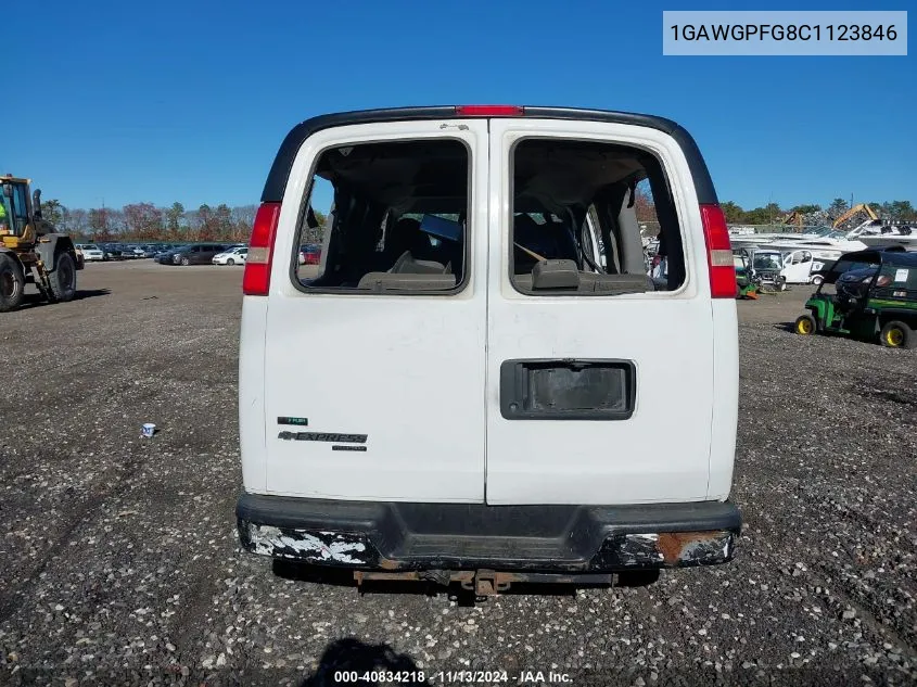 2012 Chevrolet Express 2500 Ls VIN: 1GAWGPFG8C1123846 Lot: 40834218