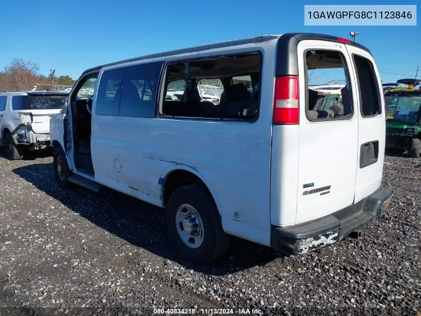 2012 Chevrolet Express 2500 Ls VIN: 1GAWGPFG8C1123846 Lot: 40834218