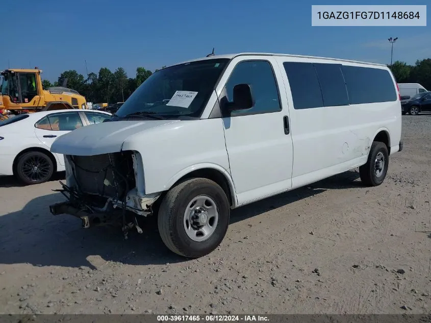 2013 Chevrolet Express 3500 Lt VIN: 1GAZG1FG7D1148684 Lot: 39617465